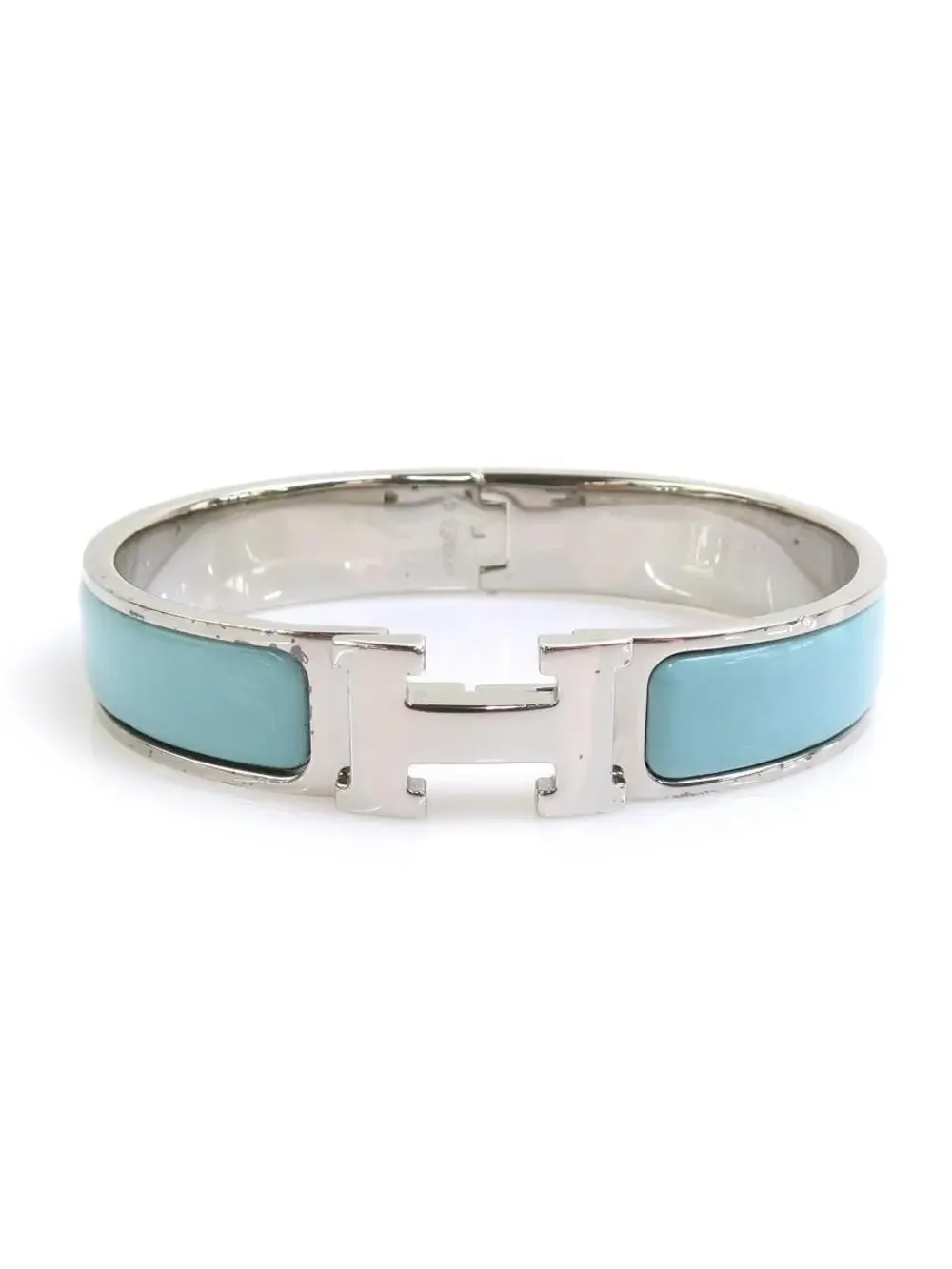 Auth Hermes Clic Clac H Bangle Bracelet #329690H49B